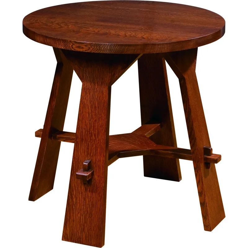 Mission Gus Tea Table Oak