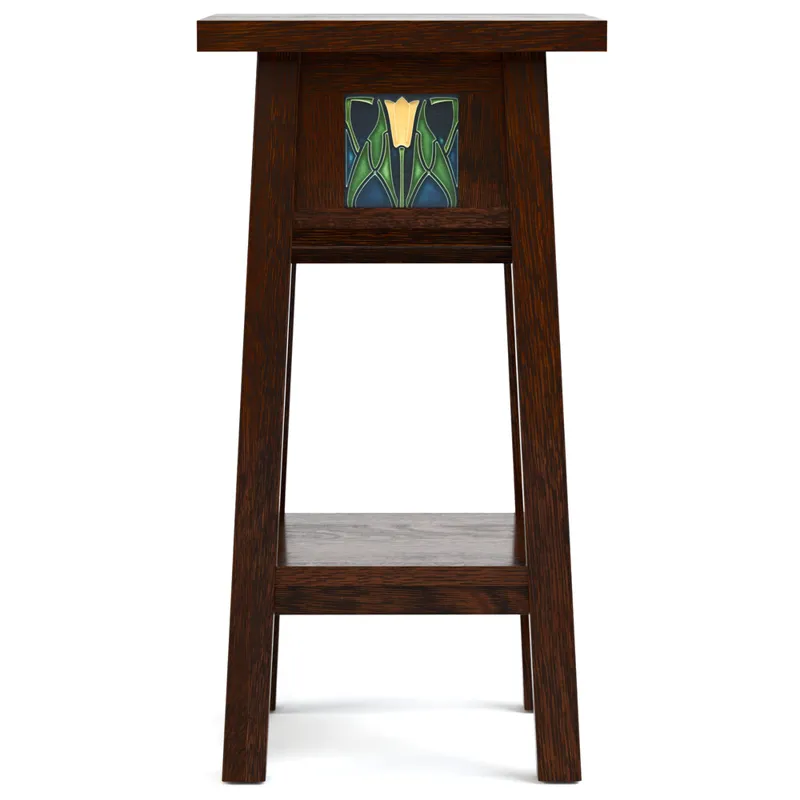 125th Anniversary Collector Series Floral Tile 24-Inch Plant Stand