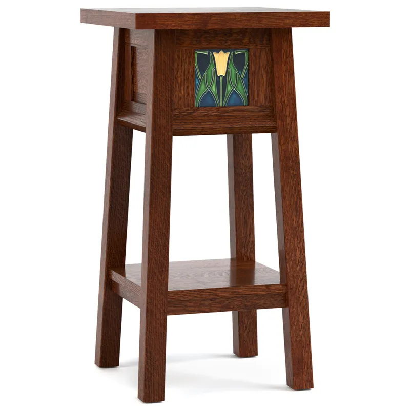 125th Anniversary Collector Series Floral Tile 24-Inch Plant Stand