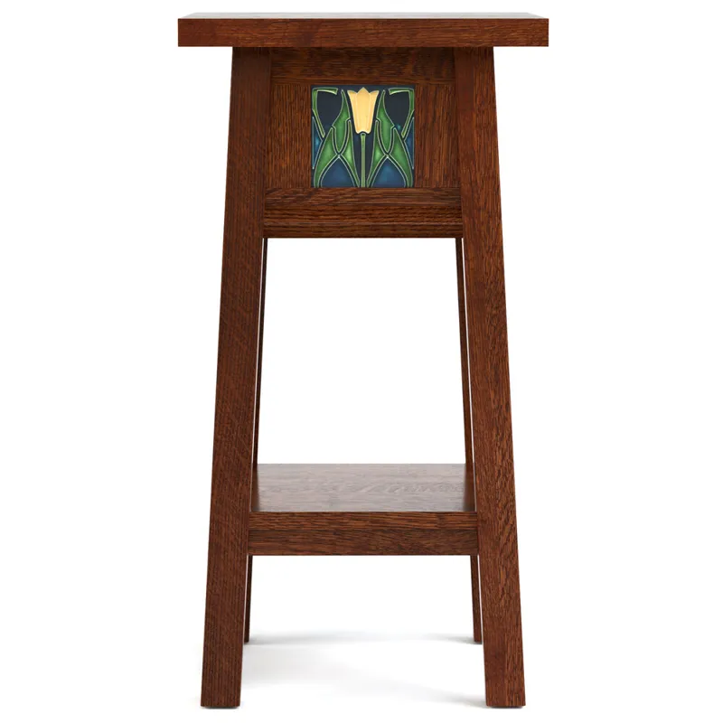 125th Anniversary Collector Series Floral Tile 24-Inch Plant Stand