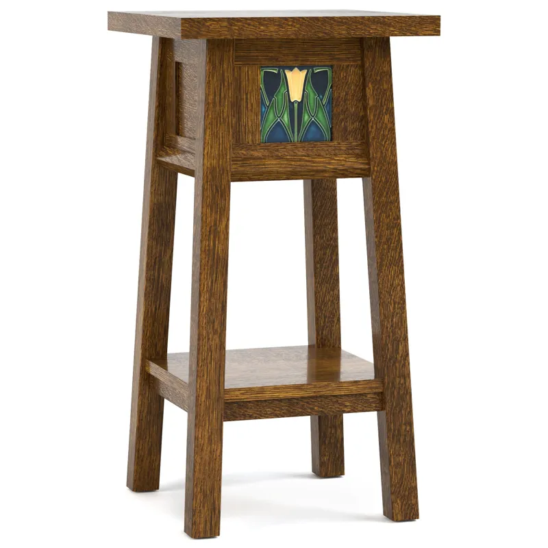 125th Anniversary Collector Series Floral Tile 24-Inch Plant Stand