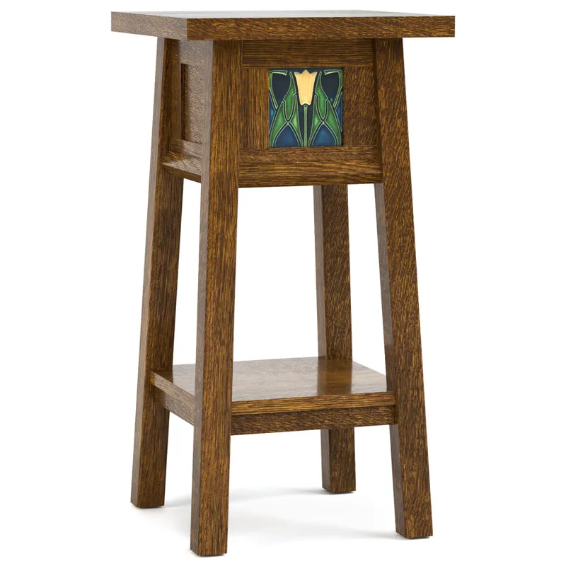 125th Anniversary Collector Series Floral Tile 24-Inch Plant Stand