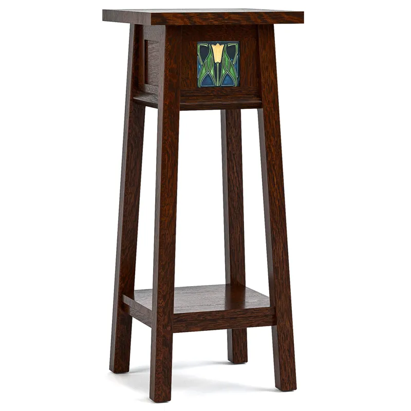125th Anniversary Collector Series Floral Tile 30-Inch Plant Stand