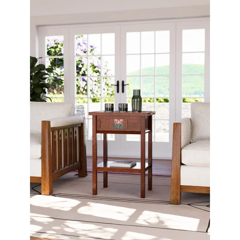 125th Anniversary Collector Series Floral Tile 30-Inch Plant Stand