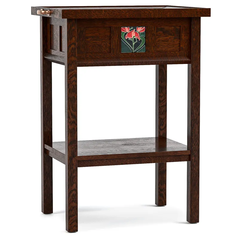125th Anniversary Collector Series Floral Tile Tray Table