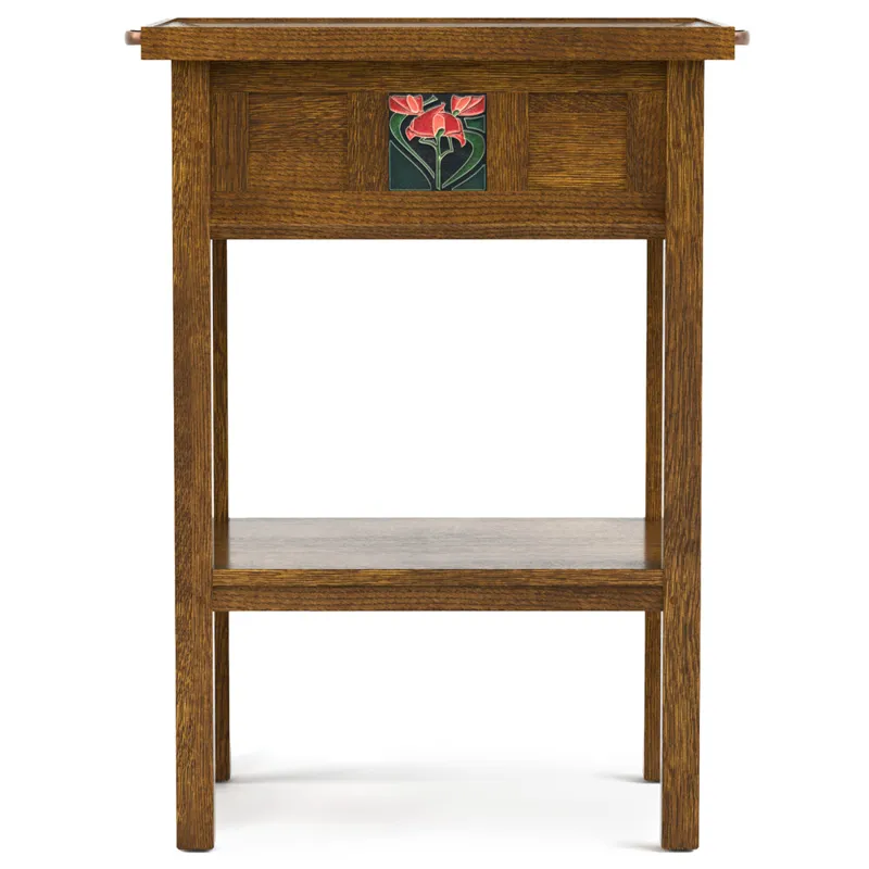 125th Anniversary Collector Series Floral Tile Tray Table