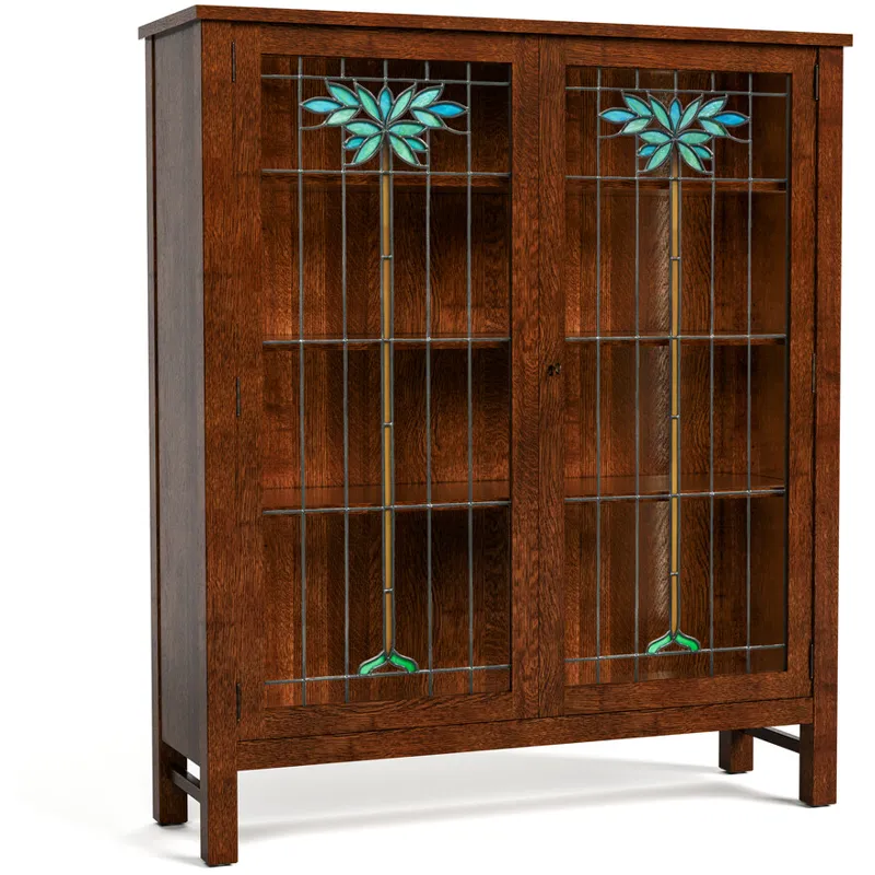 125th Anniversary LaSalle Stained Glass Bookcase
