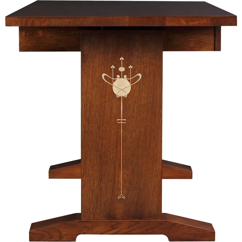 Harvey Ellis Hi-Lo Standing Desk Oak