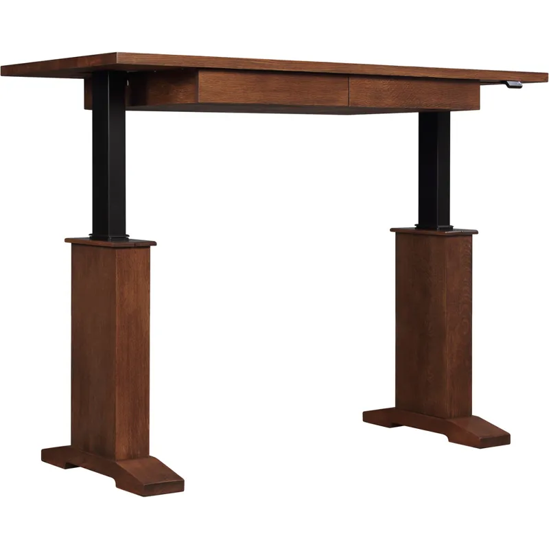 Harvey Ellis Hi-Lo Standing Desk Oak