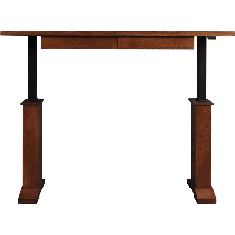 Harvey Ellis Hi-Lo Standing Desk Oak
