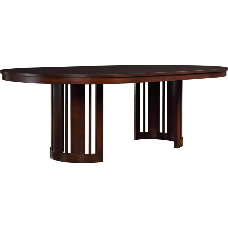 Park Slope Round Dining Table Oak