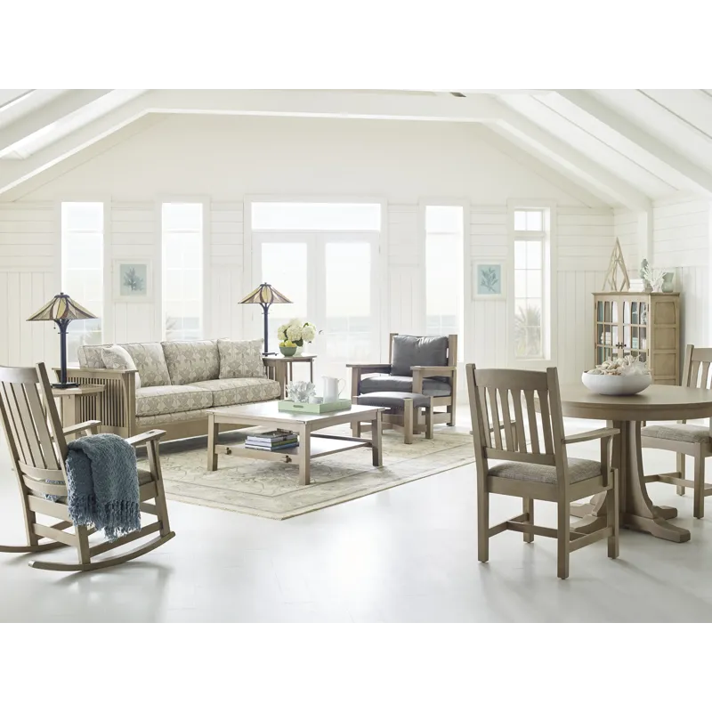 Mission Eastwood Footstool Oak