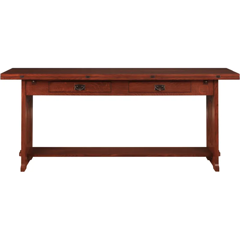 Mission Flip-Top Harvest Table Oak