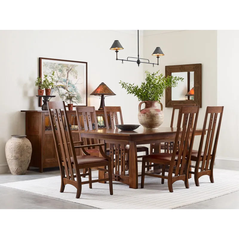 Mission Three-Door Display Buffet Oak