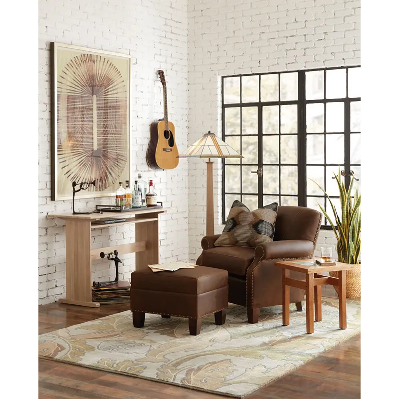 Harvey Ellis Console Desk, No Inlay Oak