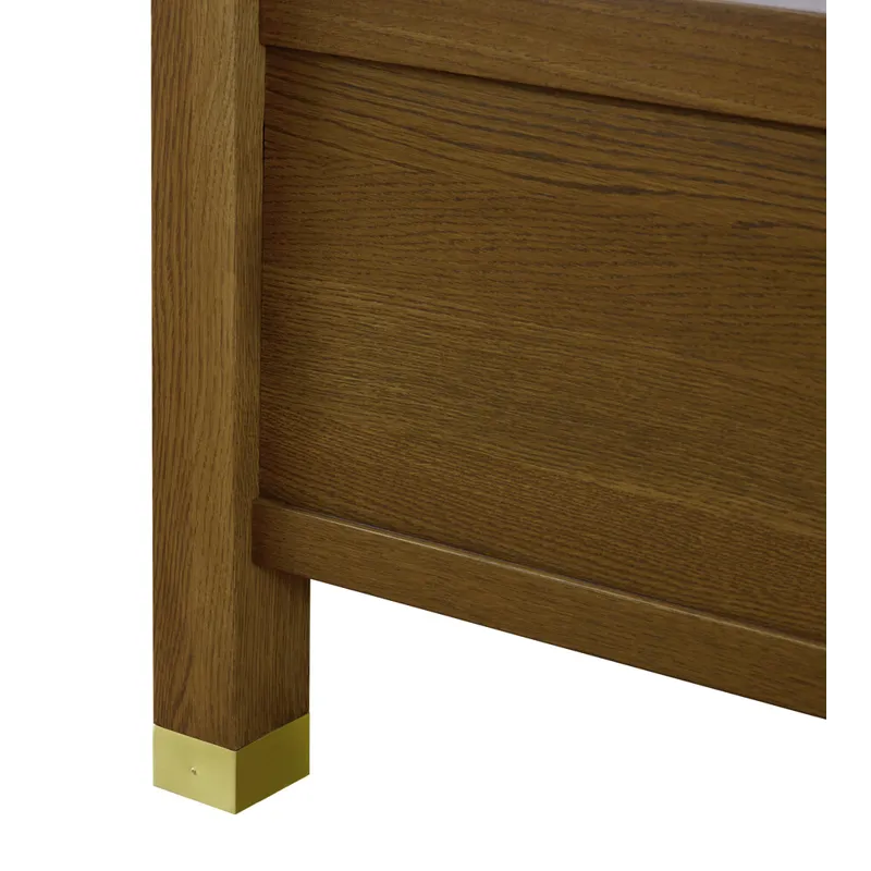 Surrey Hills Upholstered Panel Bed Oak