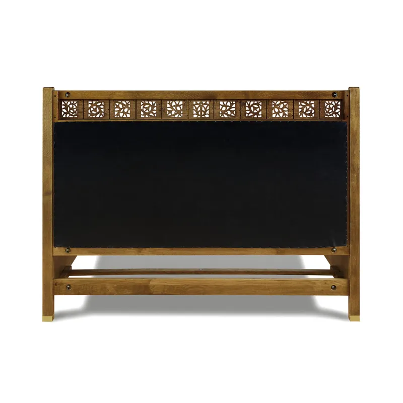Surrey Hills Upholstered Panel Bed Oak