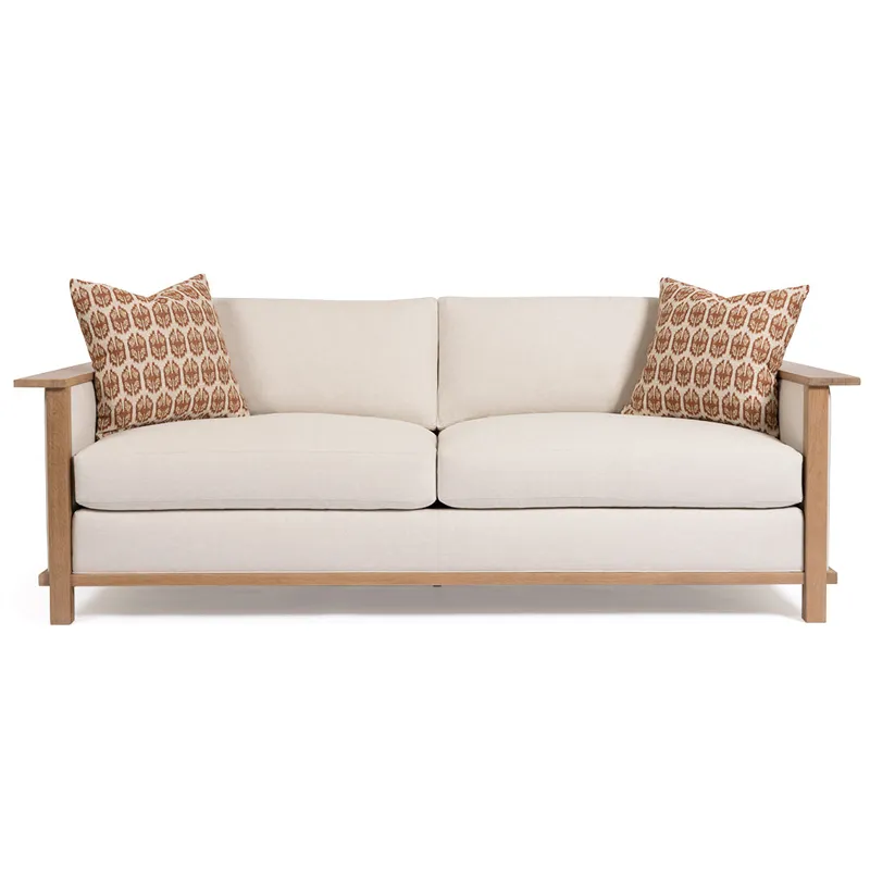 Surrey Hills Wood-Frame Sofa Oak