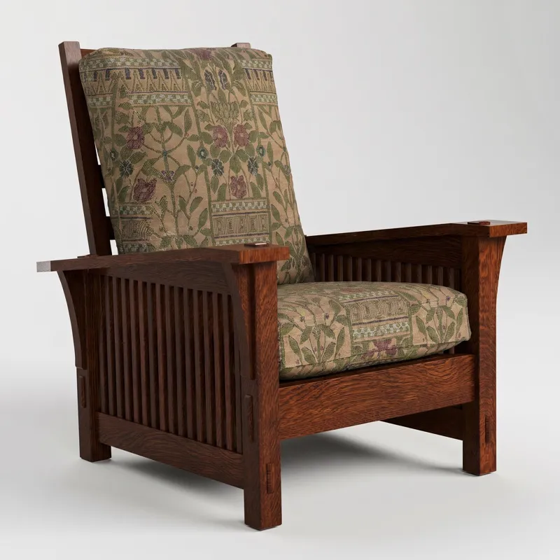 Spindle Morris Chair with Loose Cushion