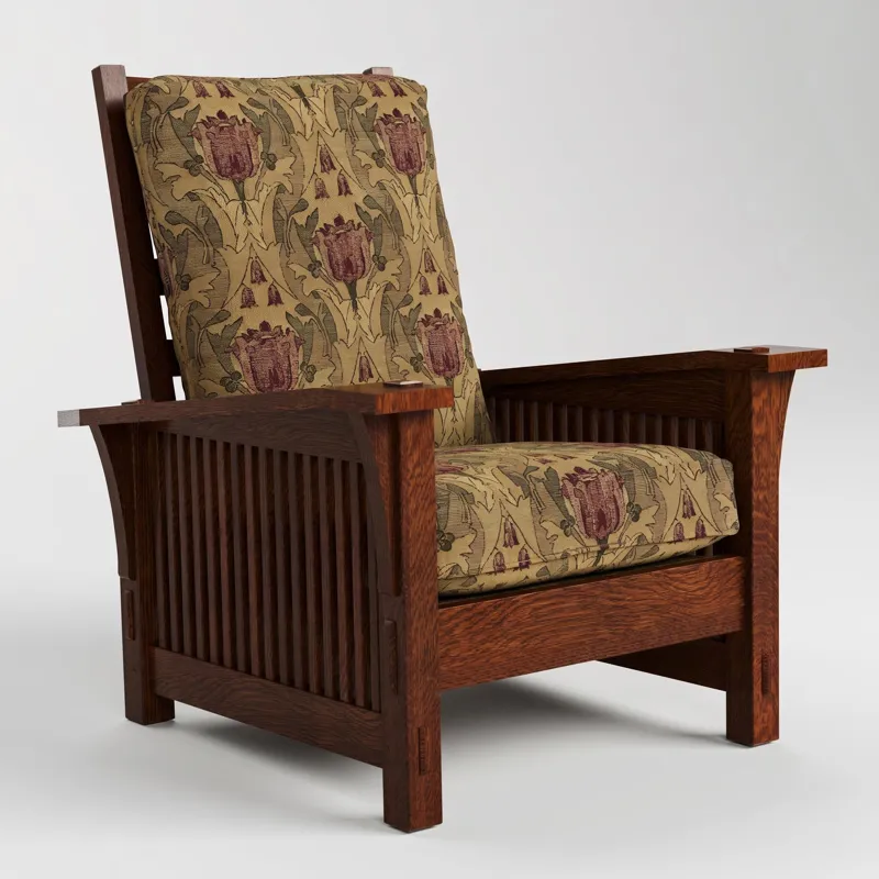 Spindle Morris Chair with Loose Cushion