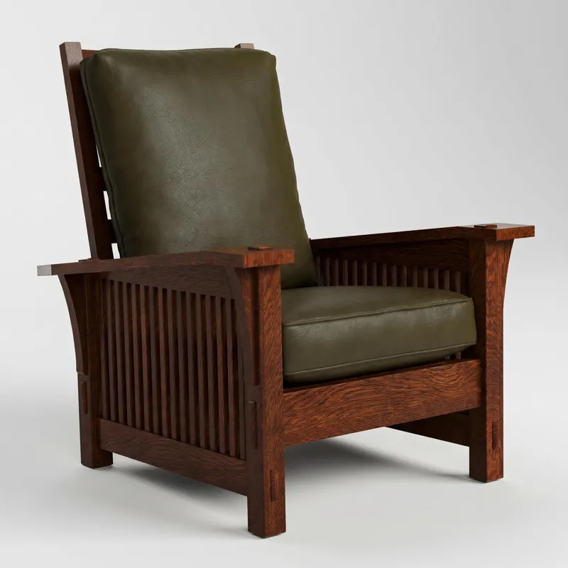 Spindle Morris Chair with Loose Cushion