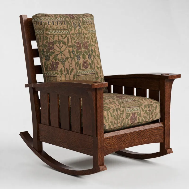 Bow Arm Rocker with Loose Cushion