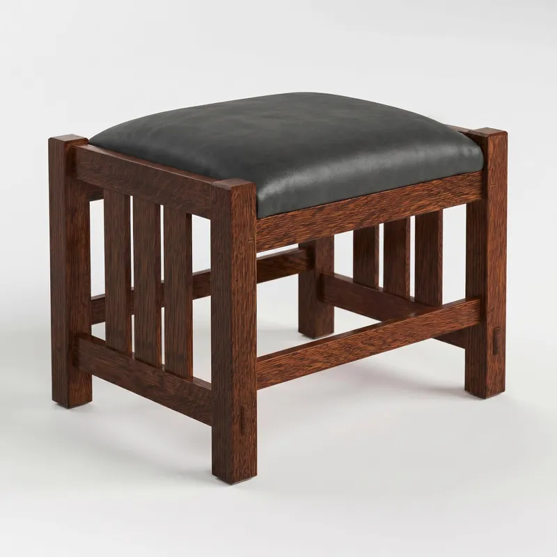 Slatted Footstool