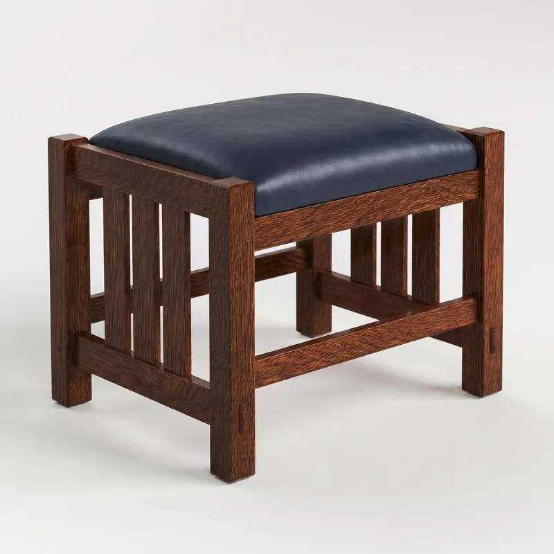 Slatted Footstool