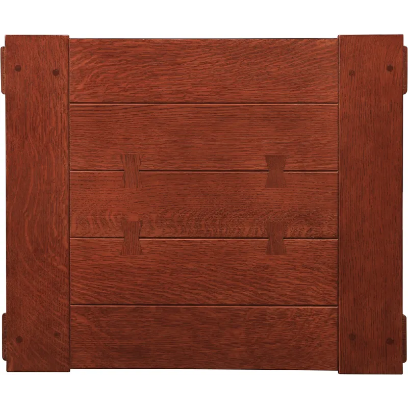 Mission Butterfly Top End Table Oak