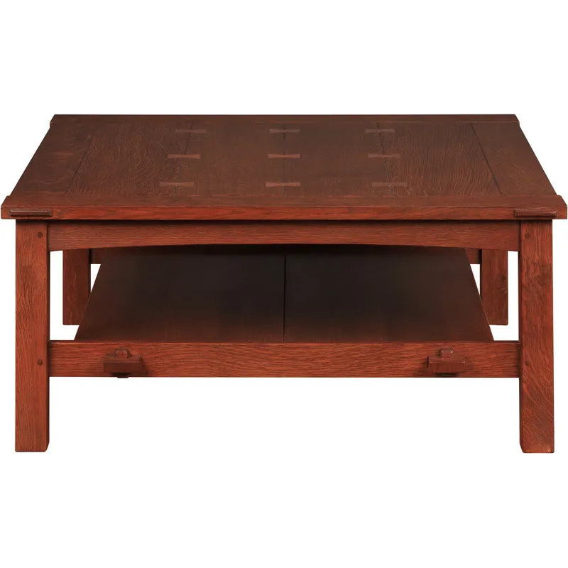 Mission Butterfly Top Cocktail Table Oak