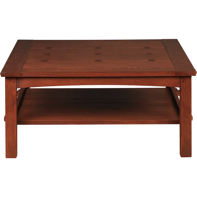 Mission Butterfly Top Cocktail Table Oak