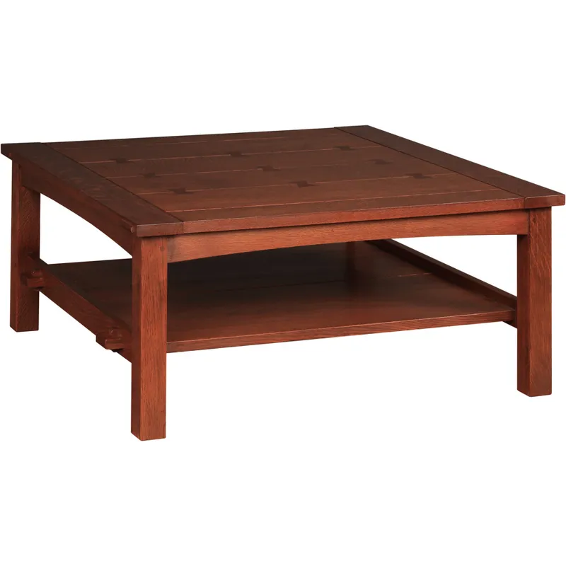Mission Butterfly Top Cocktail Table Oak