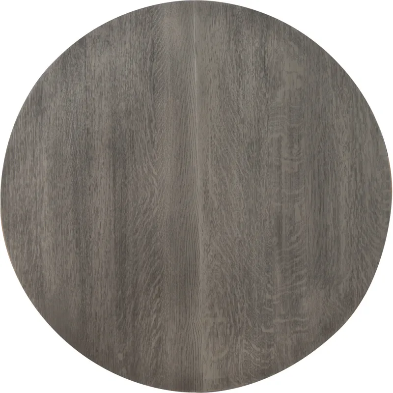 Mission Round Pedestal Dining Table 46" Two Leaves