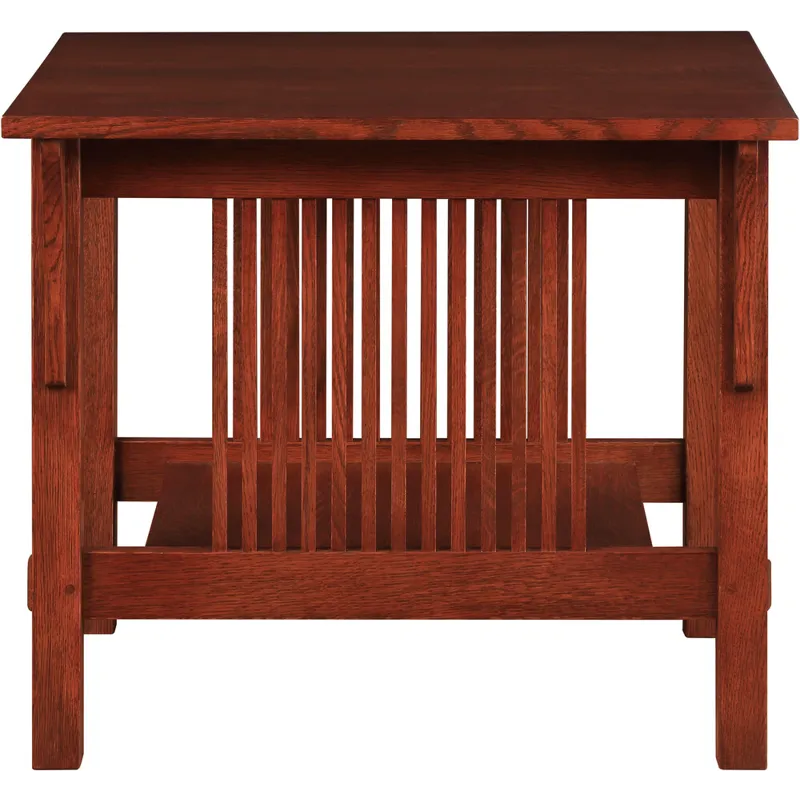 Mission End Table Oak