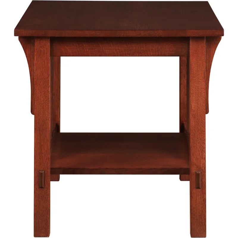 Mission End Table Oak