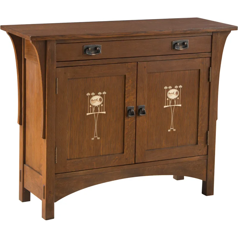 Harvey Ellis Door Console Oak