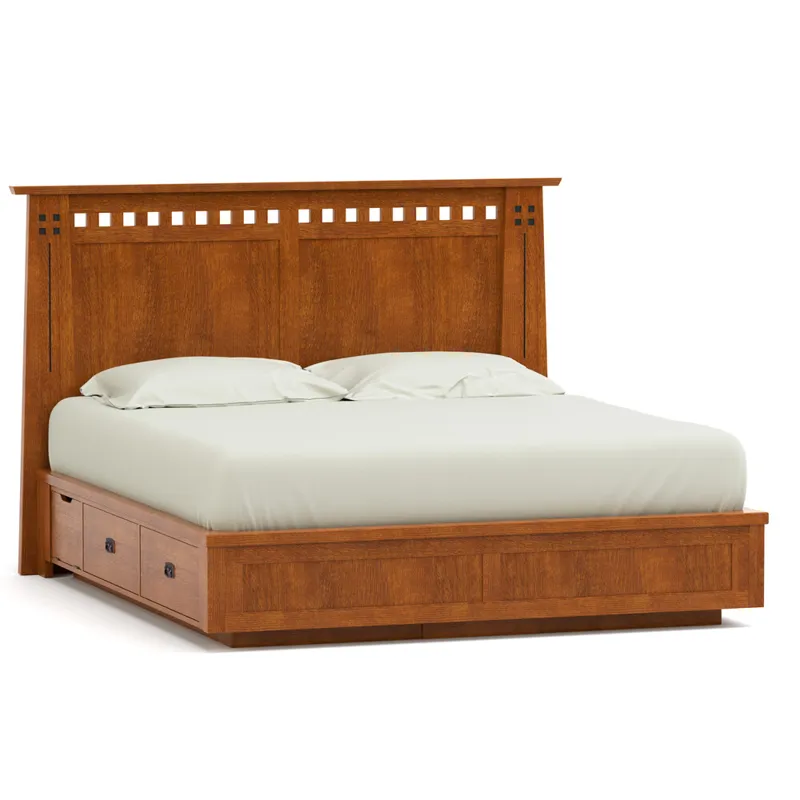 Highlands Platform Storage Bed - King