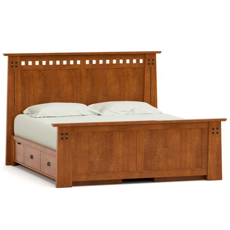 Highlands Platform Storage Bed - King