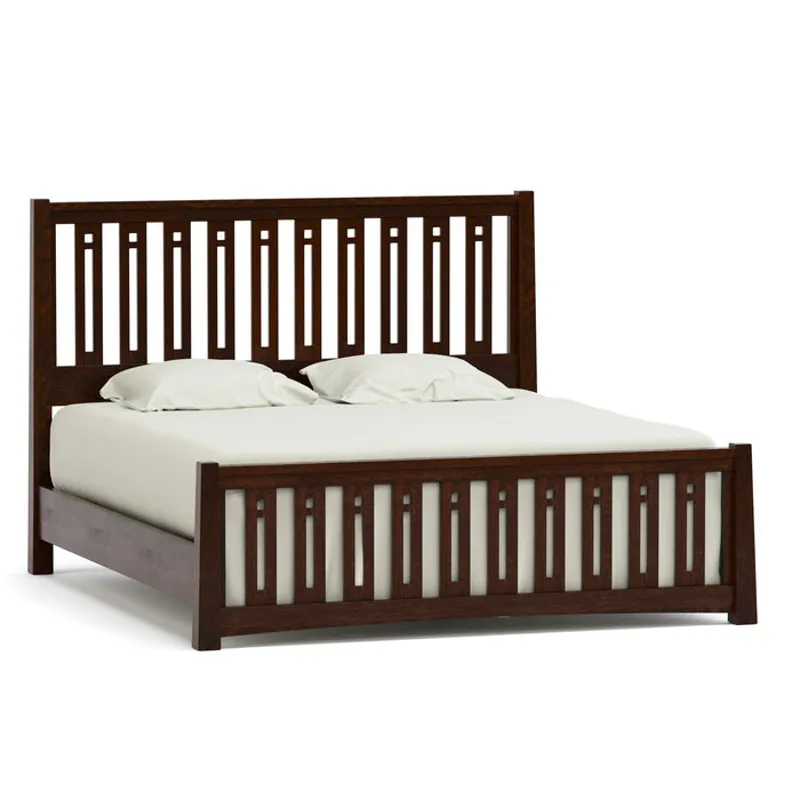 Highlands Pierced Slat Bed - California King
