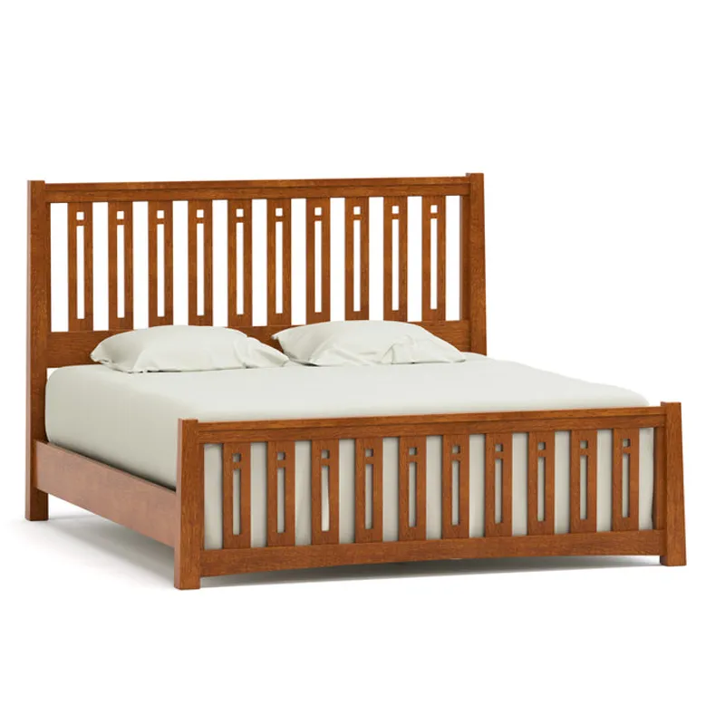 Highlands Pierced Slat Bed - California King