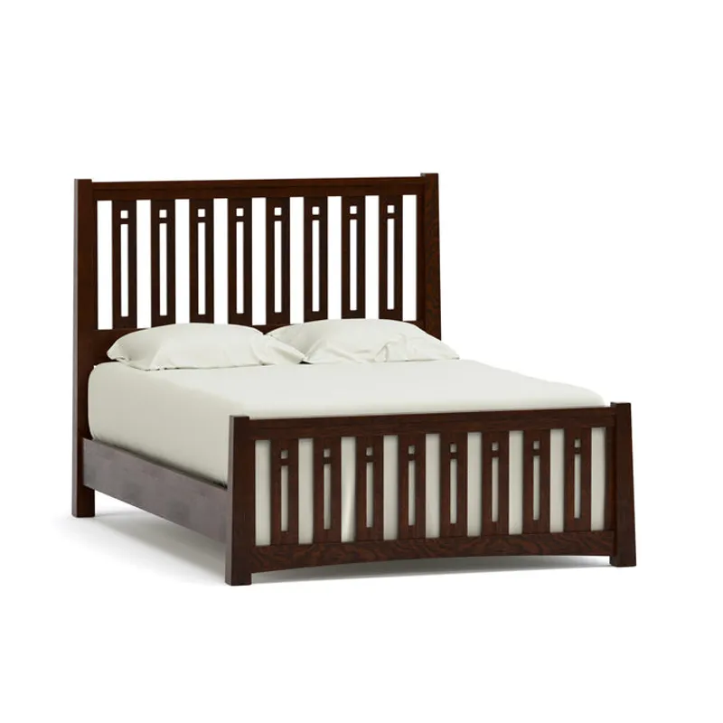 Highlands Pierced Slat Bed - Queen