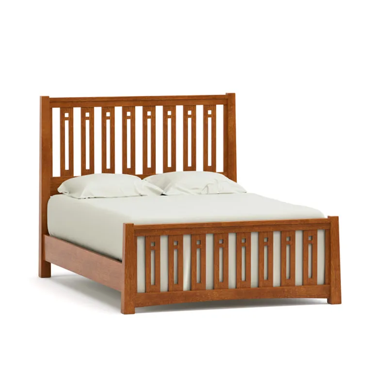 Highlands Pierced Slat Bed - Queen
