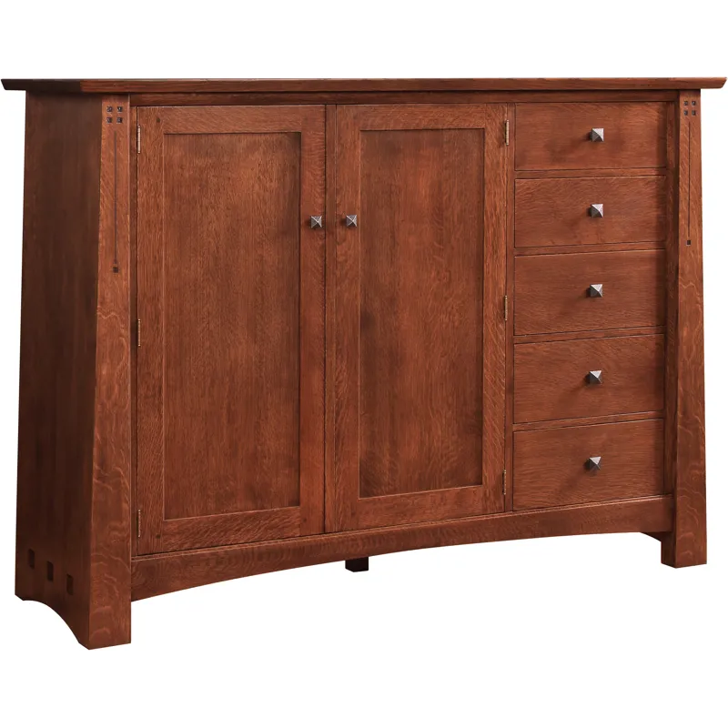 Highlands Low Armoire Oak