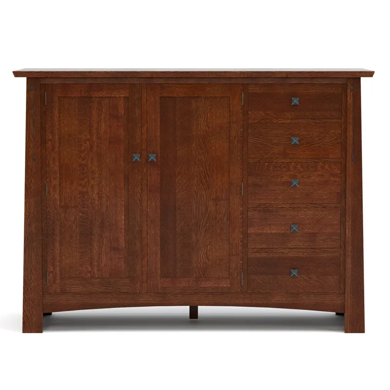 Highlands Low Armoire Oak