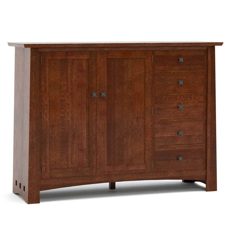 Highlands Low Armoire Oak