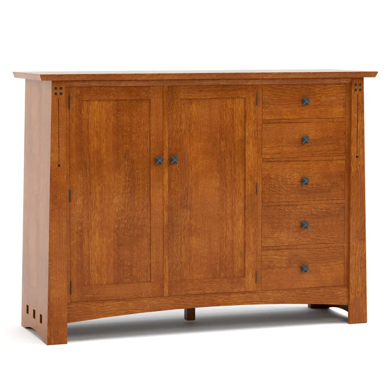 Highlands Low Armoire Oak
