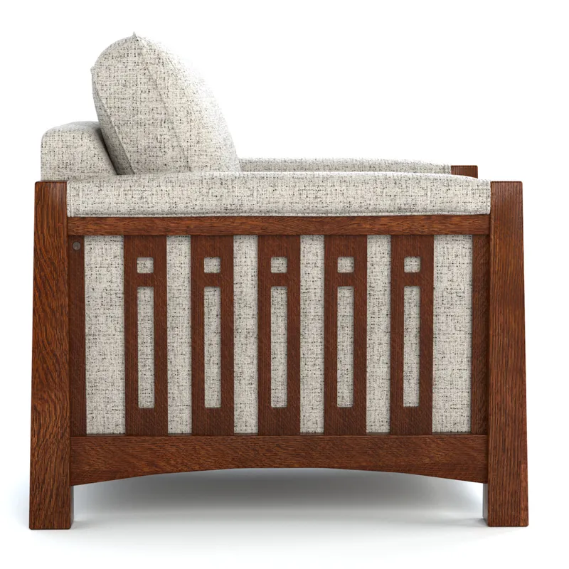 Highlands High Back Chair Oak