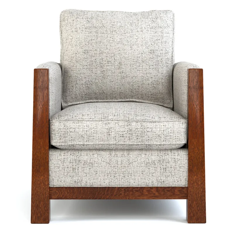 Highlands High Back Chair Oak
