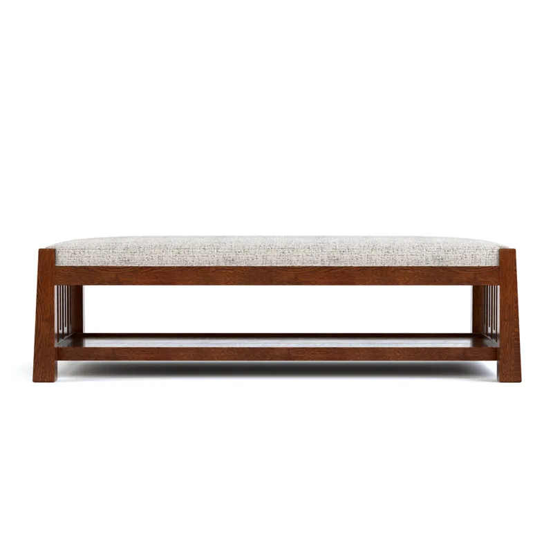 Highlands Cocktail Ottoman Oak