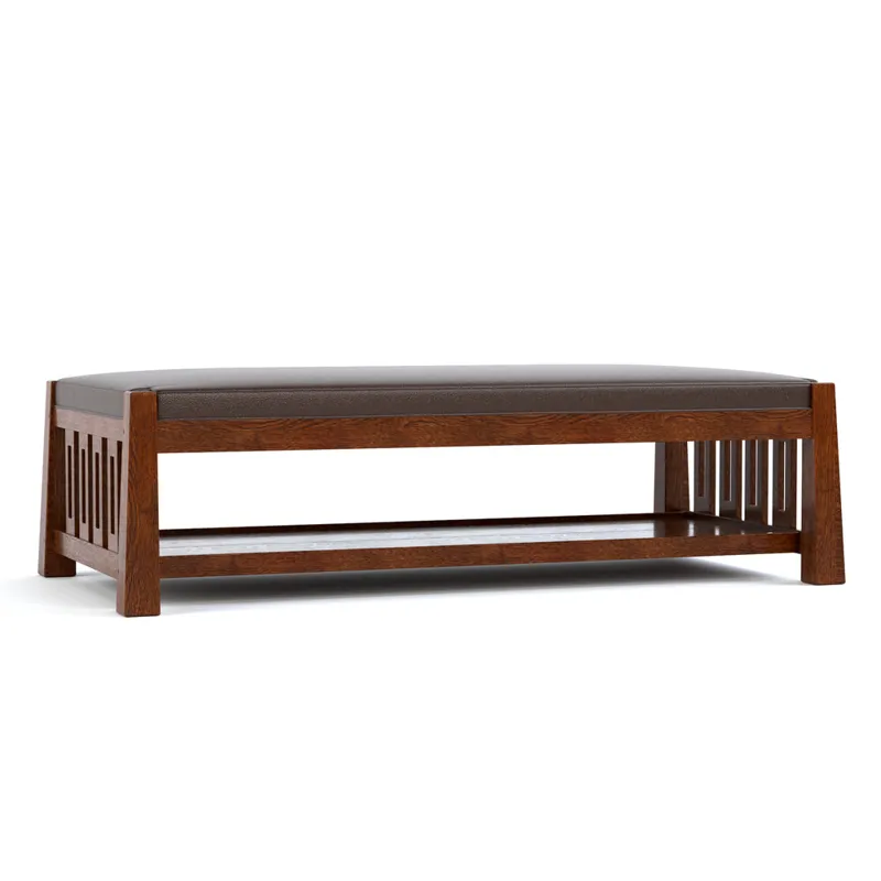 Highlands Cocktail Ottoman Oak